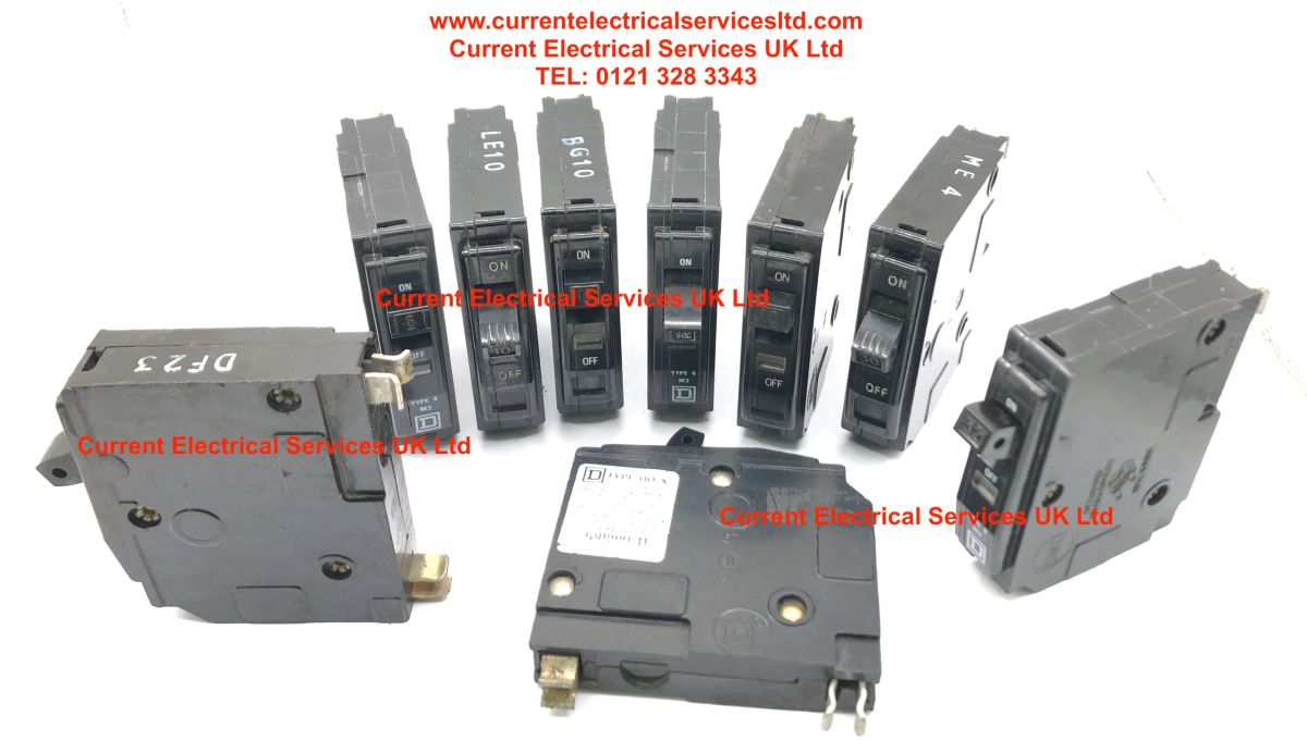 MK LN59 & 906 Type 2 MCB Circuit Breakers – 5-45A – 1 Pole DIN Rail – Used