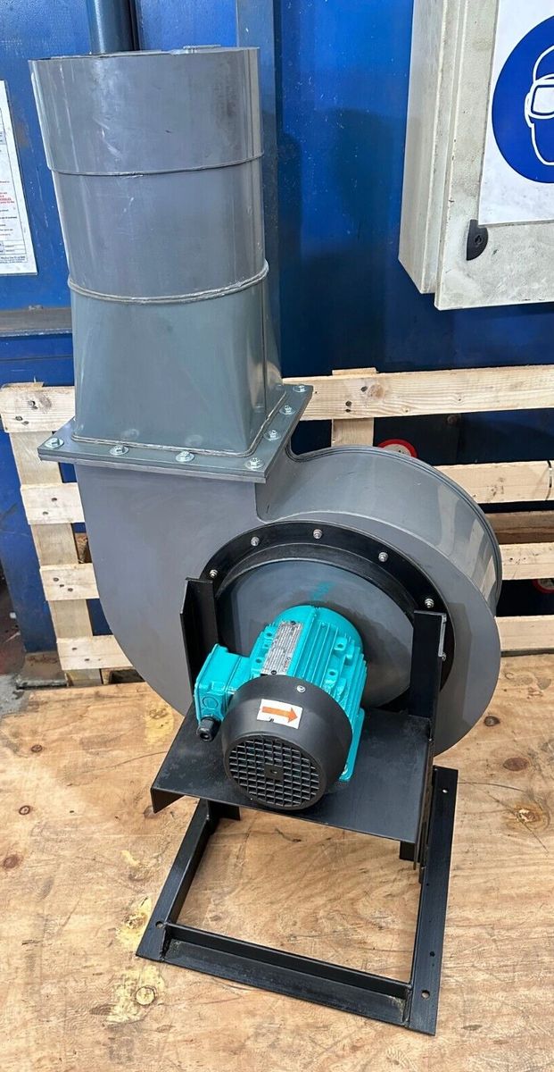 Centrifugal Blower Fan 0.55kW 4Pole Electric Motor Spray Booth