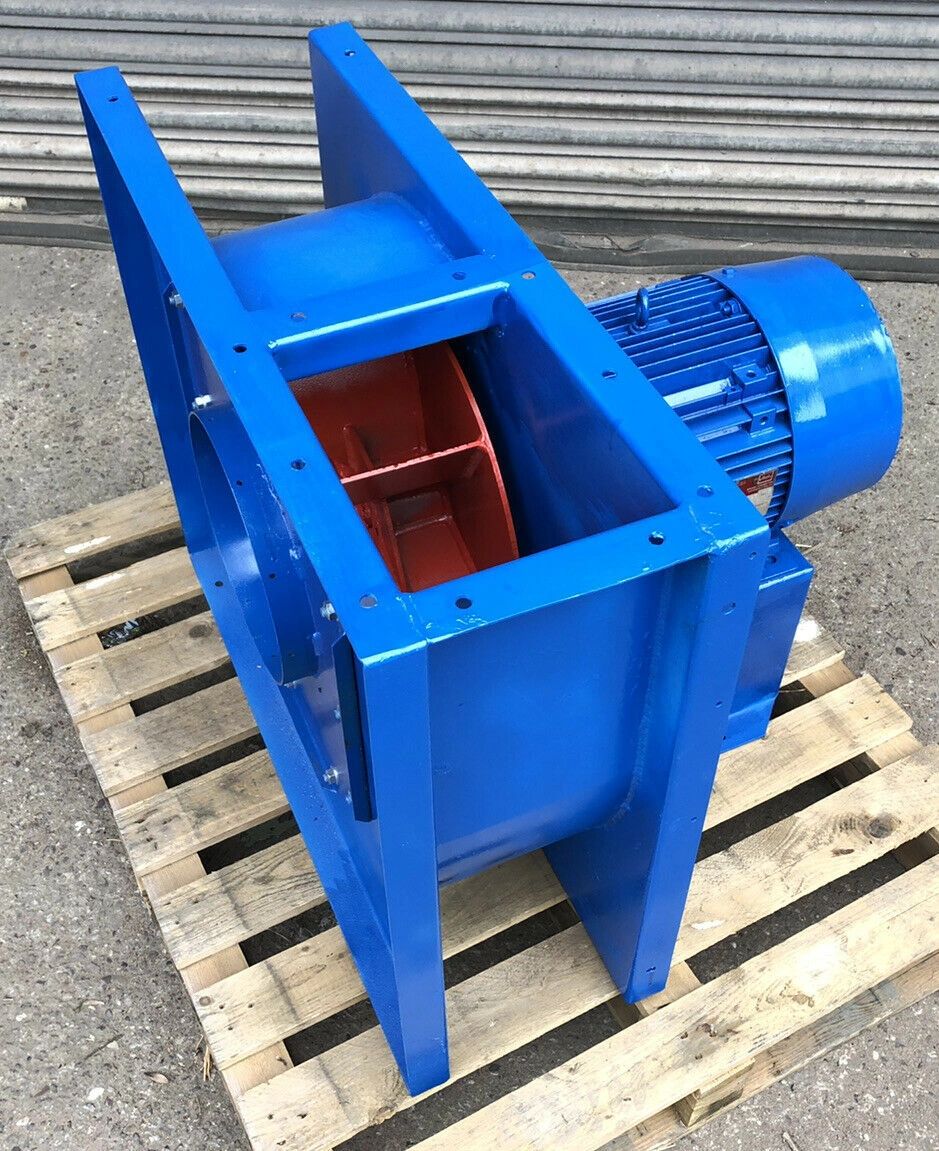 Centrifugal Blower Fan 15kW 2-Pole Electric Motor Spray Booth Extractor ...