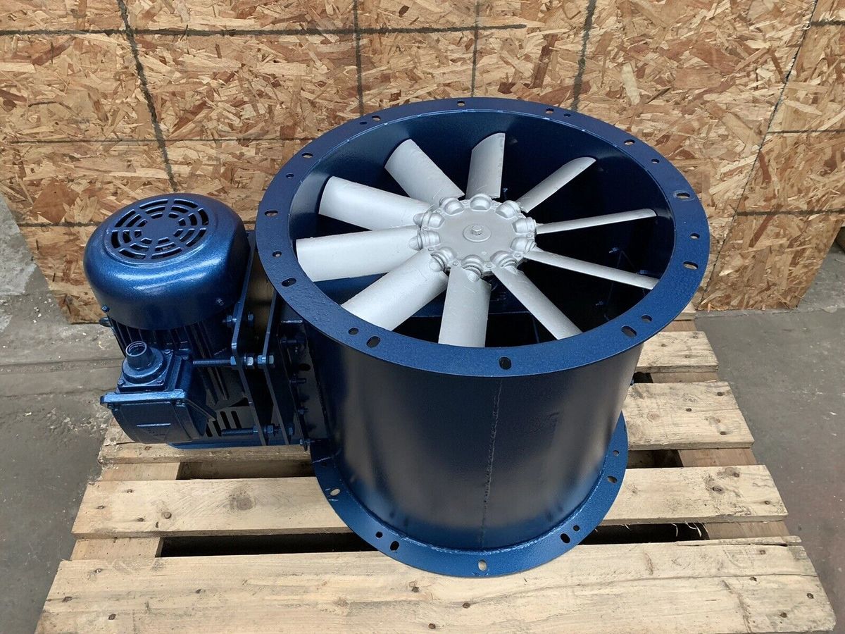 Spray Booth Extractor Fan Belt Driven Axial Extraction Fan