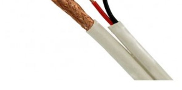 Siamese coaxial cable