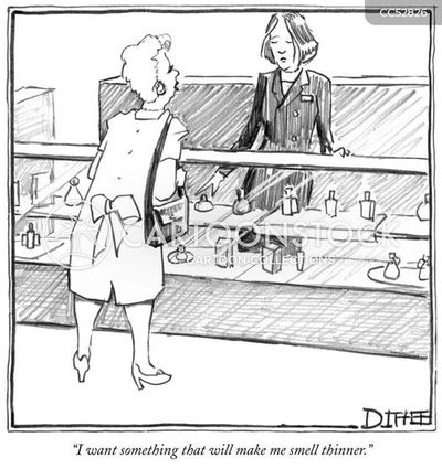 Customer requests a scent that makes her smell thinner.