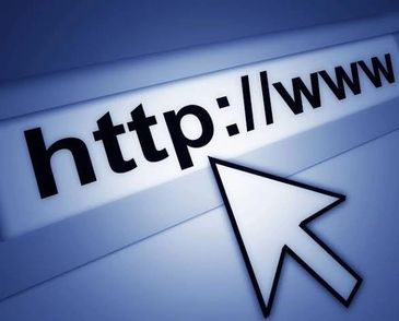 Cursor pointing at a URL starting with http://www