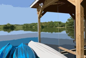 Virginia River Resting II Print Reproduction