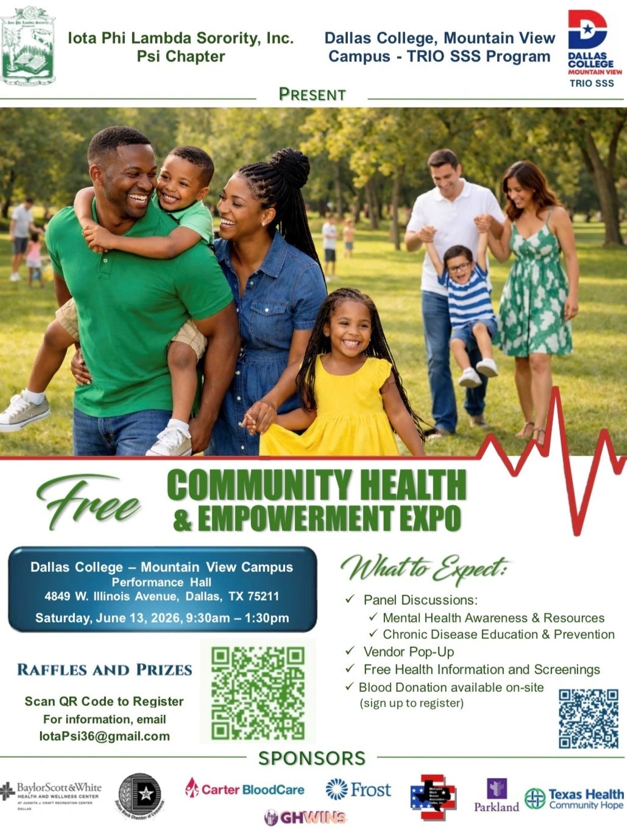 Join us for an informative Community Health Expo focused on addressing mental health and critical he