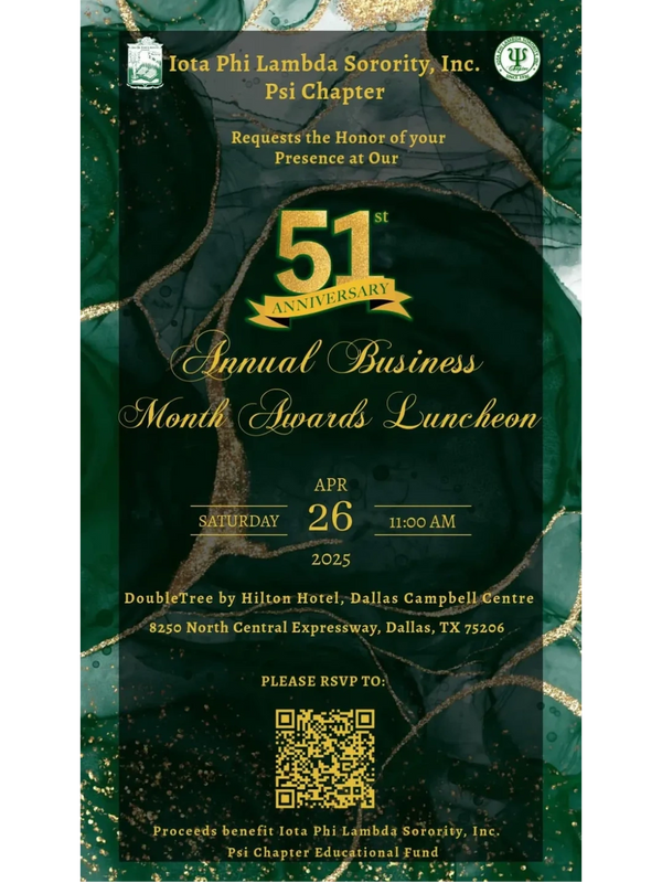 51st Annual Business Month Education and Scholarship Awards Luncheon  invitation