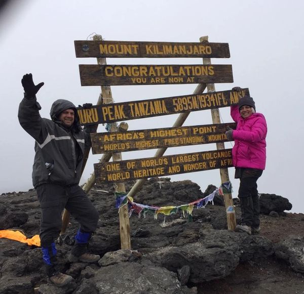 The exhilaration of Summiting, and celebrating this monumental accomplishment! 