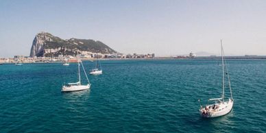 private Sail boat yachting trip from Estepona to Gibraltar