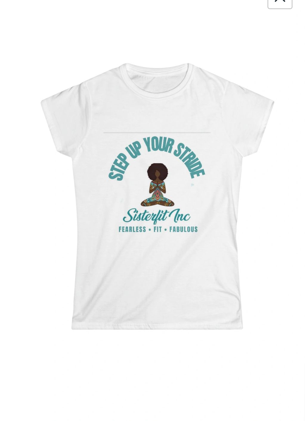 White or gray cotton t-shirt (Step Up Your Stride)
