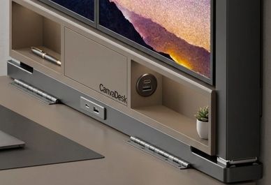 USB Connections for seamless integration of laptop and other devices.