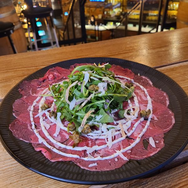 Beef Carpaccio, one of our newest small plate menu items!