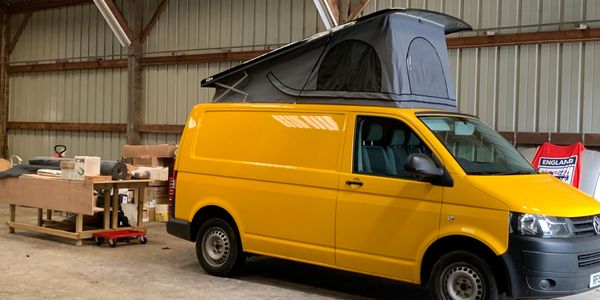 Vw T6 Full Conversion With The Skyline Aroura Poptop Including Scenic Canvas 
