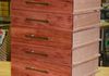 Bubinga 5 drawer w large handles