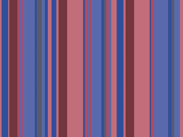 Vertical stripes in blue and reddish tones.