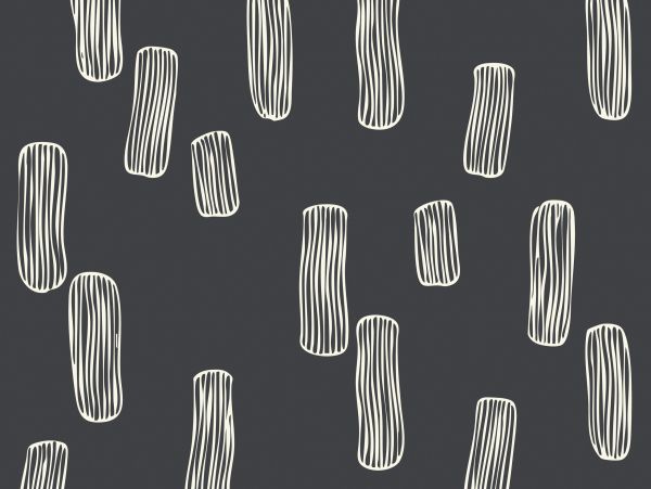 White vertical striped rectangles on a dark background.