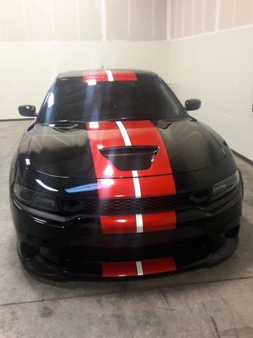 Hell Cat Vampire red stripe