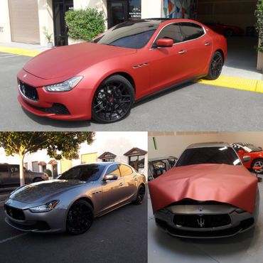 3m Satin Red Aluminum