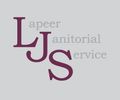 Logo for LJS, a janitorial service company.