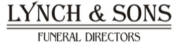 Logo of Lynch &amp; Sons Funeral Directors in black and white.