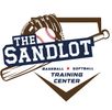 Logo of The Sandlot Baseball Training Center.