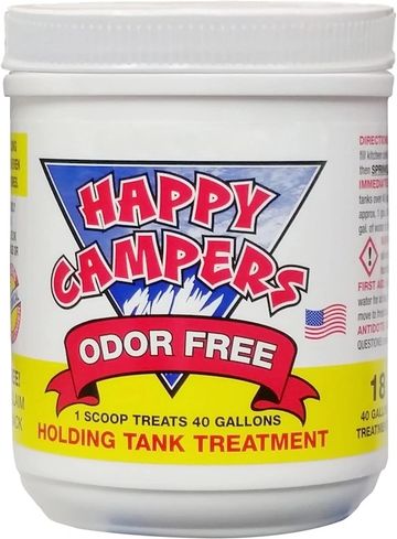 Happy Campers holding tank treatment 