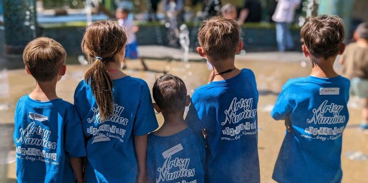 The campers are ready to play at the park!
