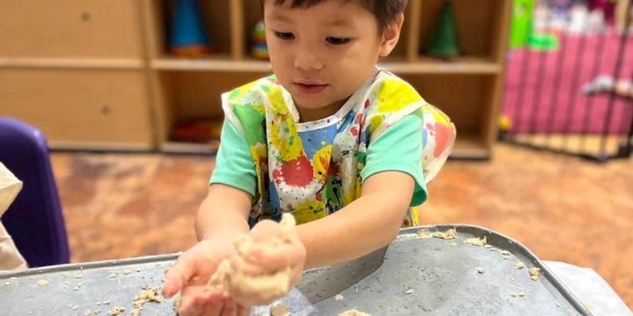 Las Vegas childcare playing and doing art and activities.