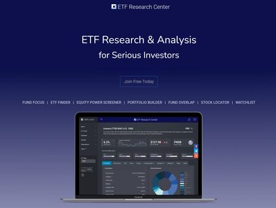 ETF Research Center. 