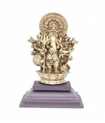 Shri Shubh Drishti Ganapathy / Ganesha With Ganesha Yantra