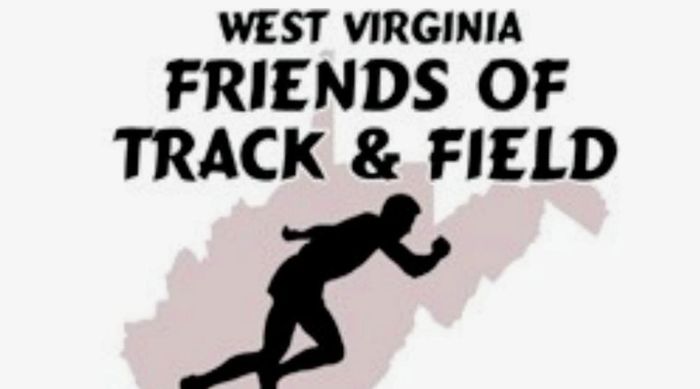 West Virginia Friends of Track & Field logo with a runner silhouette.