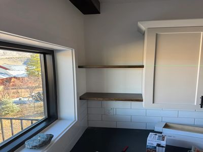 Routt County custom carpentry built-ins for added storage and style.