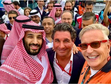 With his Royal Highness Mohammed bin Salman Al Saud
Crown Prince of Saudi Arabia & Georgio Veroni in