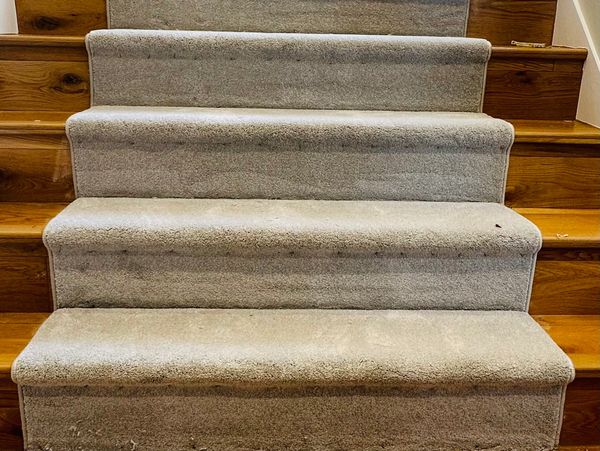 carpet on the stairs