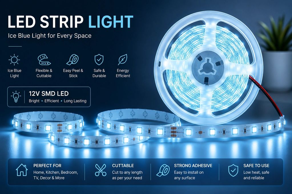 VOLTAGE : DC-12V
LIGHT SOURCE : 2835
IP RATING : IP20
SIZE : 8MM
120BULB / 240 BULB