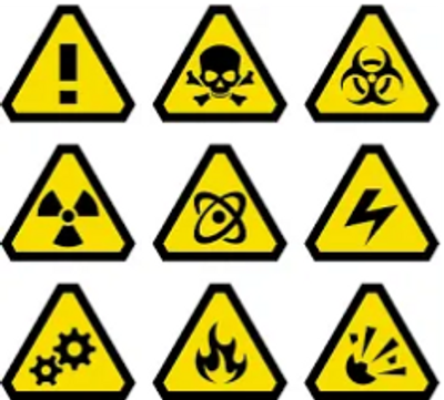 Hazardous chemical signs