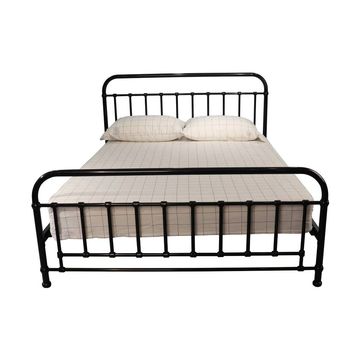 AKIRA DOUBLE/KING/QUEEN METAL BED -BLACK/WHITE FOR HIRE AND RENTAL.