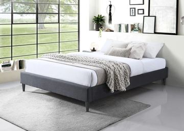 ARTE FAB SINGLE/DOUBLE/KING/QUEEN BED BASE-MID GREY FOR HIRE AND RENTAL.