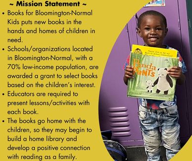 A smiling child holds books, promoting a mission to provide books to children in need.