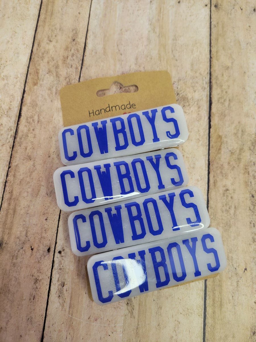 Cowboys hair clips