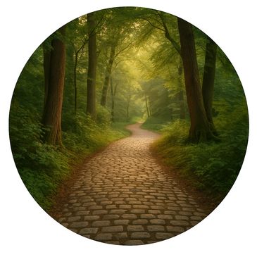 A path leading through the forest