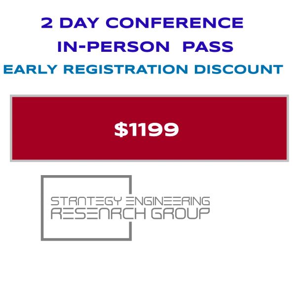 Two Day Conference 2 Day Conference Only - $1199 - Early Registration. Register By April ...