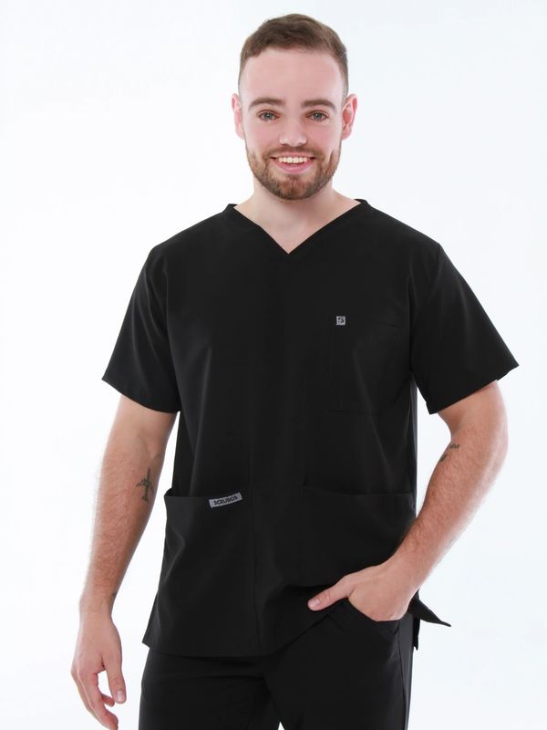 Model in scrubs