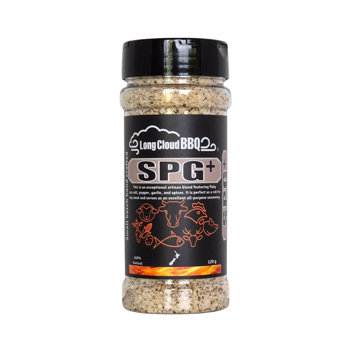 Spg Mix SPG+ Shaker (Salt, Pepper, Garlic + Spice), 120g