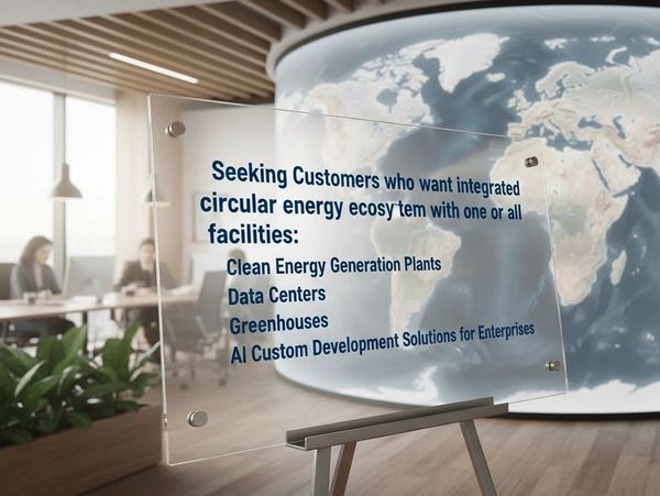 Seeking customer who want integrate circular energy