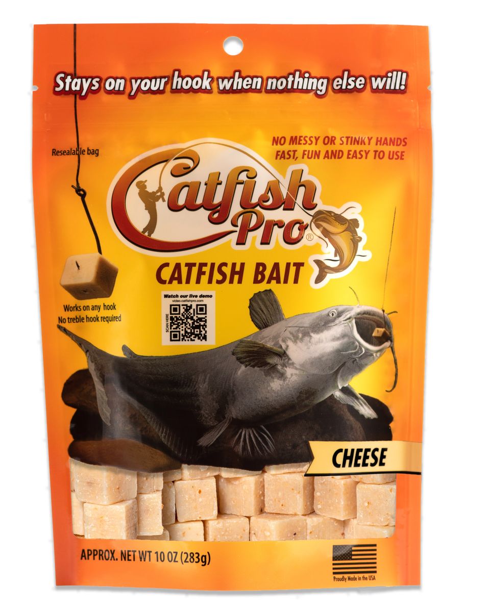 Catfish Pro Cheese Catfish Bait for Fishing Catches Blue, Channel, and Flathead Catfish Great