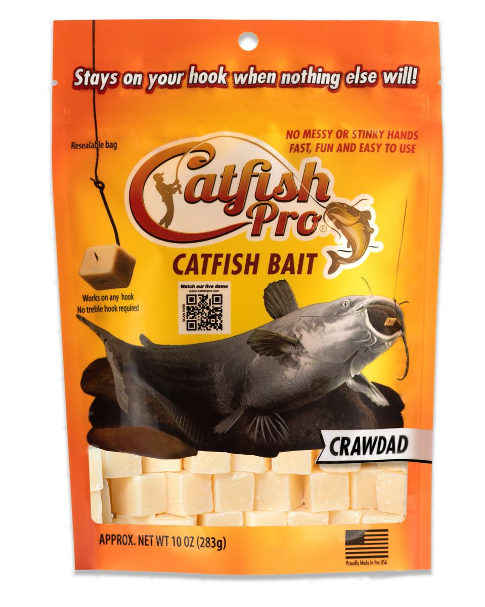 Catfish Pro Crawdad Catfish Bait for Fishing Catches Blue, Channel, and  Flathead Catfish Great for Rod and Reel, Trotline, Drifting, Limb Lines,  Yoyos, Jugs, Bank or Boat Fishing