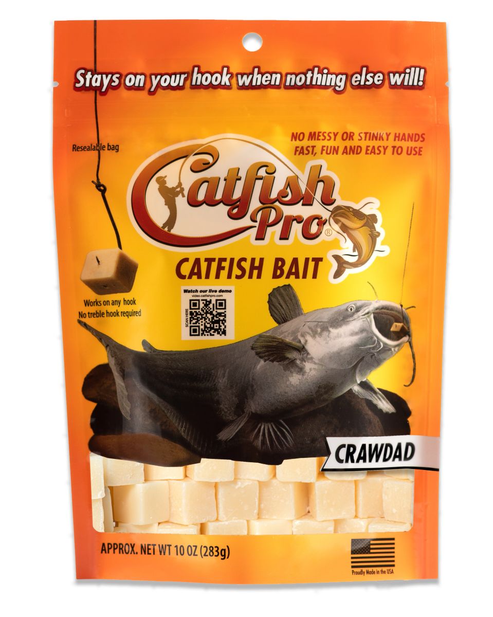 Catfish Pro Crawdad Catfish Bait for Fishing Catches Blue, Channel