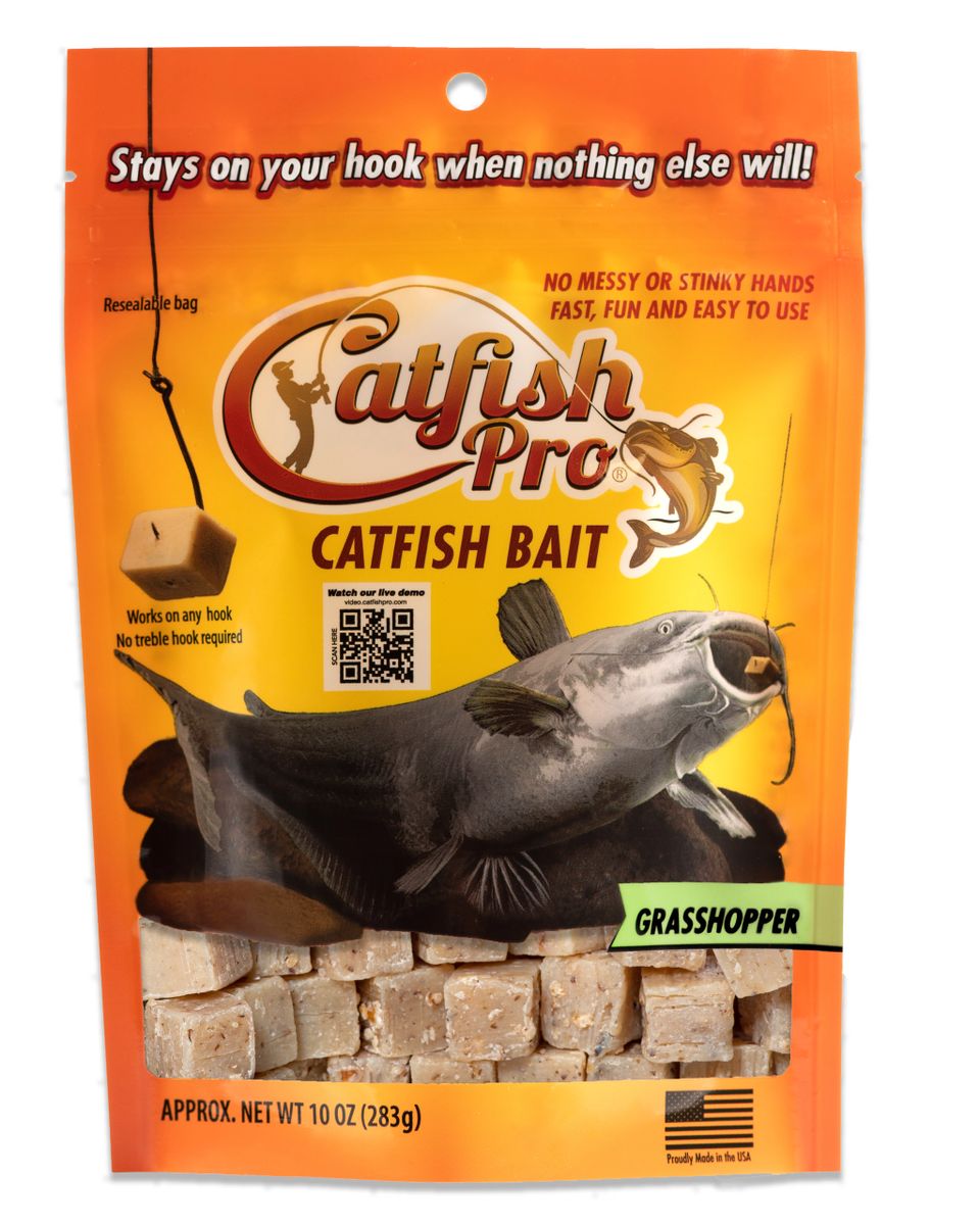Catfish Pro Grasshopper Catfish Bait for Fishing Catches Blue