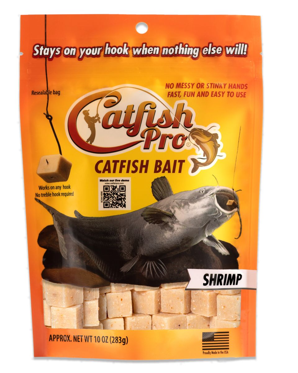 Catfish Pro Shrimp Catfish Bait for Fishing Catches Blue, Channel