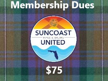 Suncoast United membership dues cost $75.
